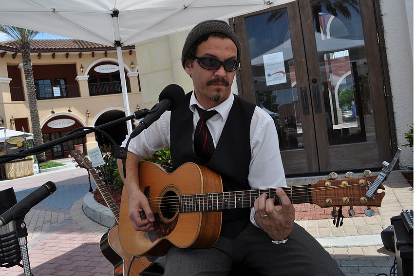 Musician Dean Johanesen, of The Human Condition, provided live entertainment.