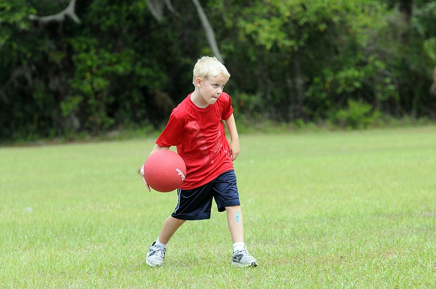 Seven-year-old Charlie Fisherâ€™s favorite part of camp was playing all of the different sports and games.