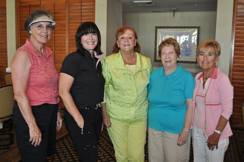 Event coordinators Carol Meese, Andi Munzer, Helen Glaser, Joan Lieberman and Bunny Skirboll