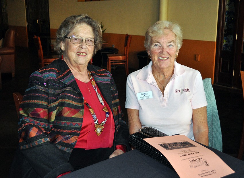 Ruth Tucker and Ellie Gooch welcomed guests to the event.