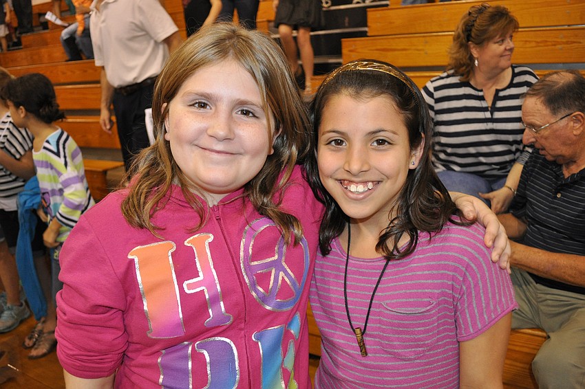 Freedom Elementary School students Karrigan Murfino and Paula Merizalde both are excited to start the dance program at Haile next year.