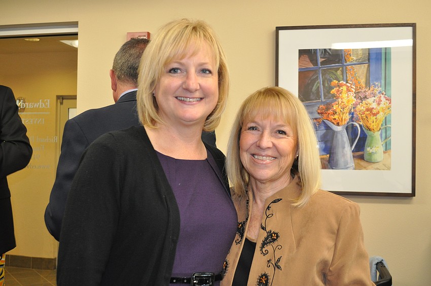 Cari Gardner with the Ritz Carlton of Sarasota and Diana Corrigan with St. Armands Circle Association.