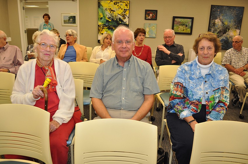Pat Herrmann, Chet Pletzke, and Connie Hilwig