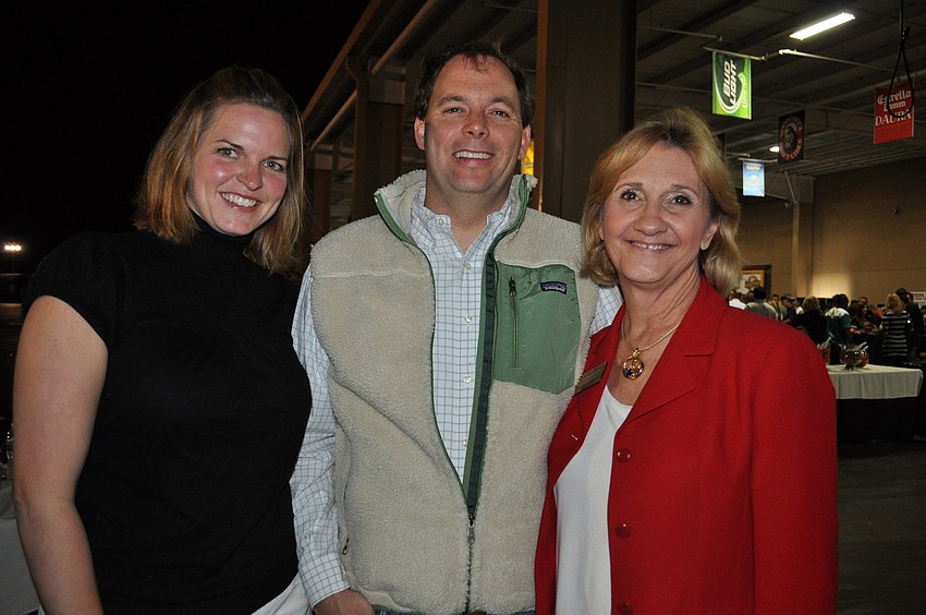 Rebecca and John Neal with Vanessa Baugh