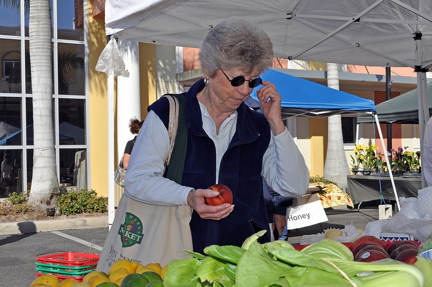 Lakewood Ranch resident Joan Brummerâ€™s favorite part of the farmers market is the produce.