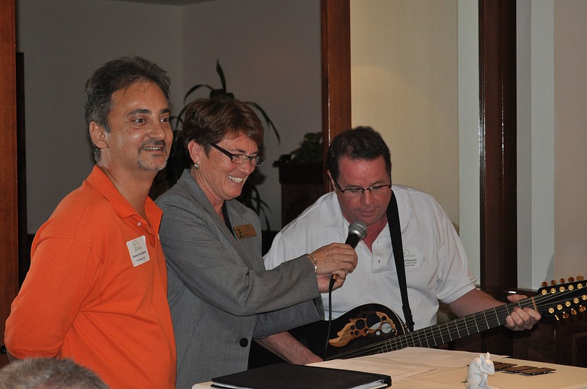 Tommy Kouvatsos, Cheryl Gaddie and Brad Stewart