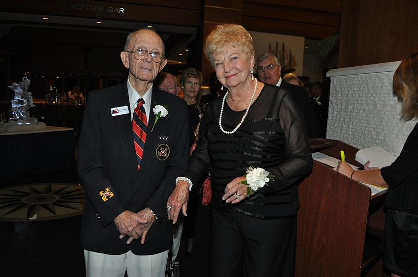 Former Commodore Bud and Betty McGinness, 1997