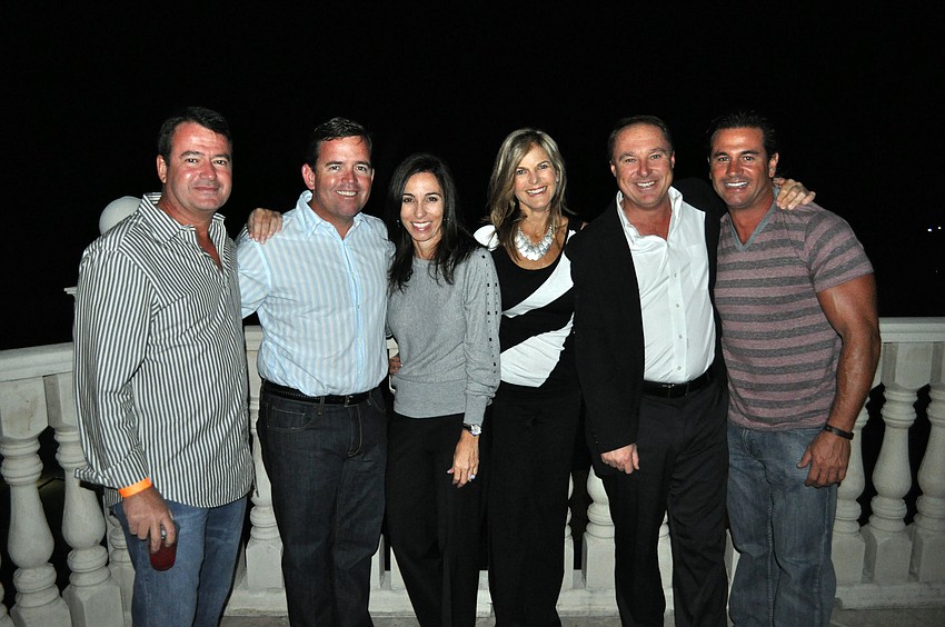 Don Perella, Patrick and Colleen Kenefick, Kim and Shaun Peens and Alex Ciaccio