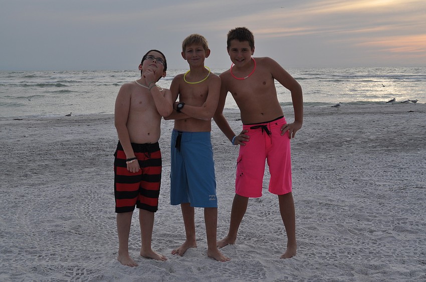 Andrew Glover, Zach Jekonski and A.J. Franco