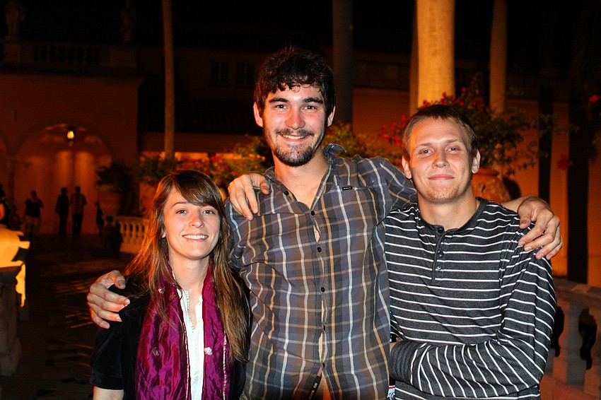 Lauren Alley, Adam Buchanan and John McGrath