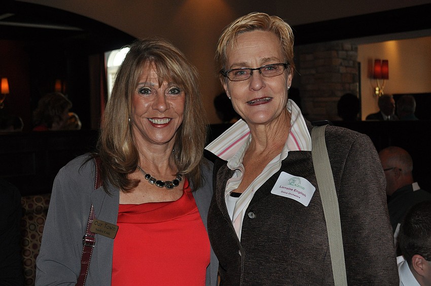 Sandra Conk of Our Town and Lorraine English of Dolce Orchestra