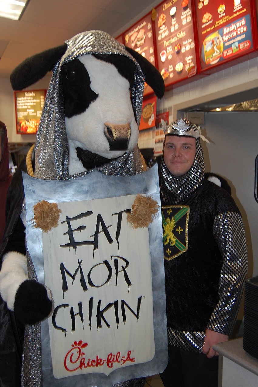 Manager Casey Schoeffler with the Chick-fil-A 