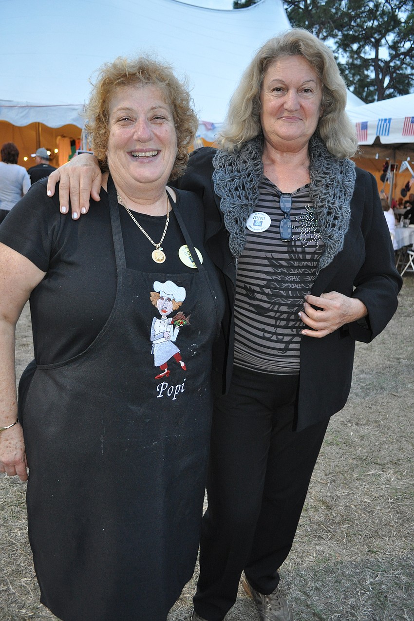 Executive Chef Popi Ameres's friend Irini Efstathiadou came all the way from Greece for the festival.