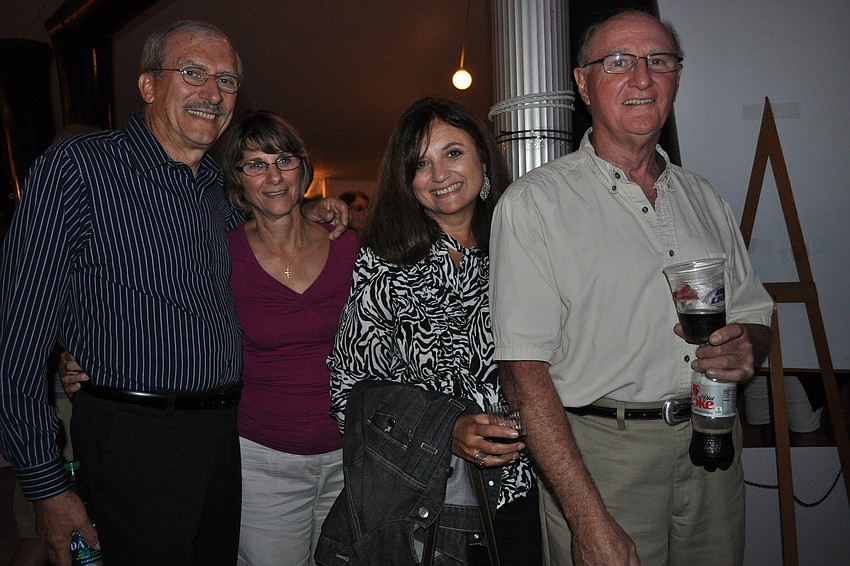 Steve and Helen Parianos with Leia and Patrick Madden enjoyed the night.