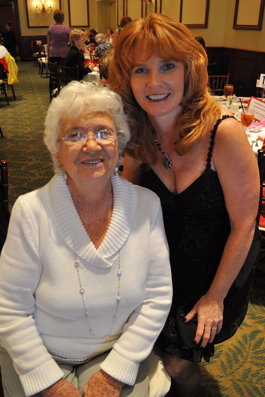 Margaret Lee with Guild President and event co-chair Laurie Jarema