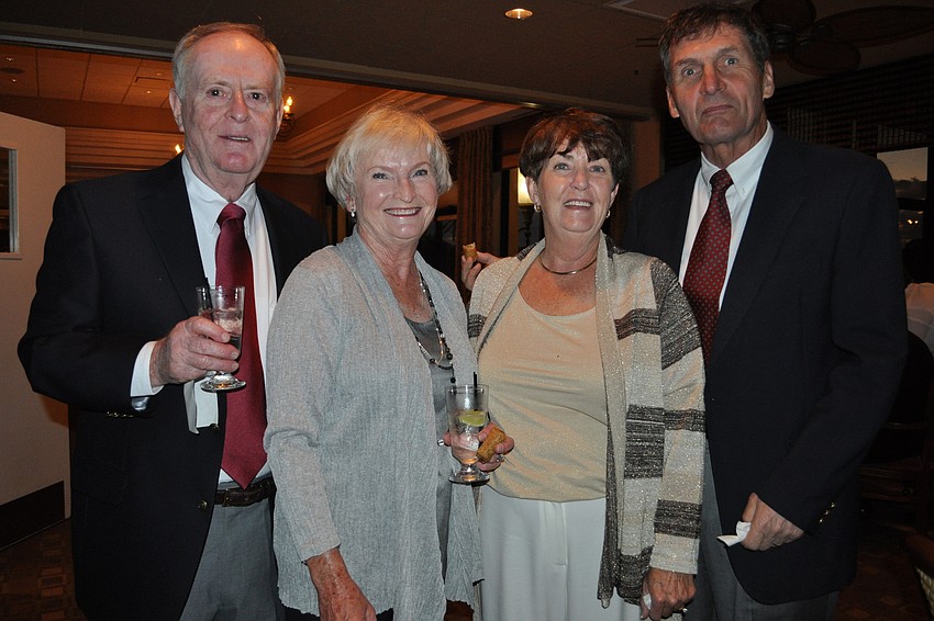 Dan and Sally Corcoran with Janet and Bob Police