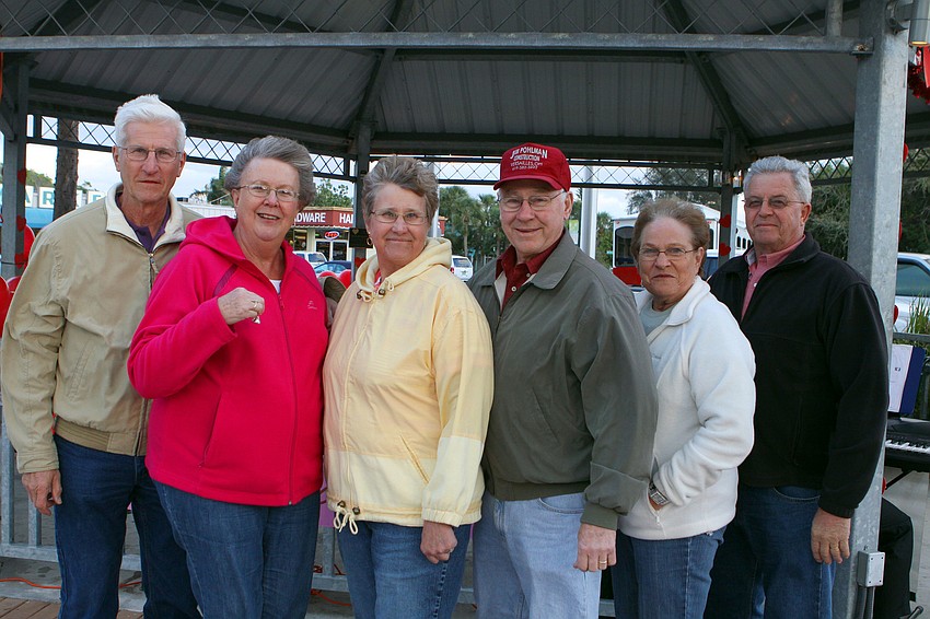 Paul and Rosie Holdheide with Norma and Irvin Osterloh and Diana and Don Albers