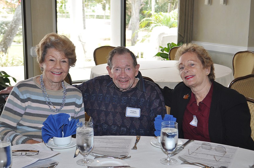 Leonie and Norman Goldfarb with Nancy Eisenstat
