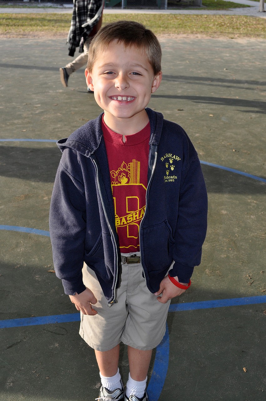 Six-year-old Derek Jones had fun jump roping.