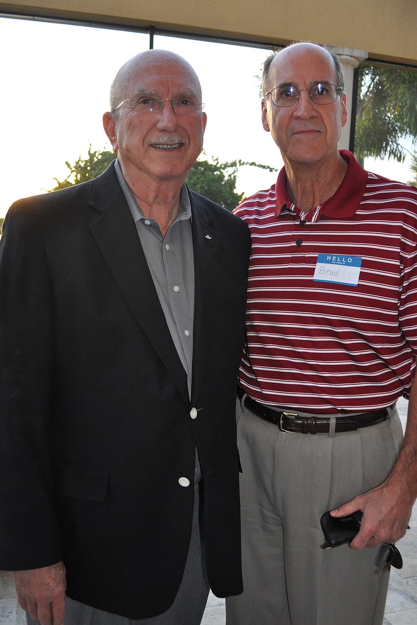 Manatee County Commissioner Larry Bustle with Manatee County Sheriff Brad Steube