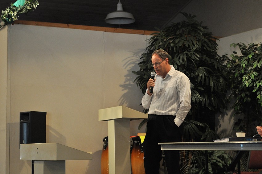 Vice President of Insurance Service of Sarasota John Dauenheimer was the guest speaker