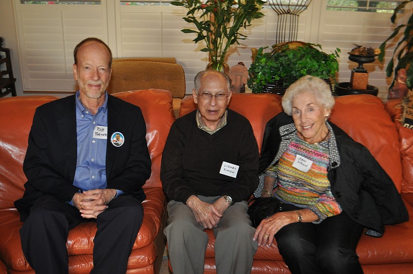 Rob Porter with Sidney and Jean Simon