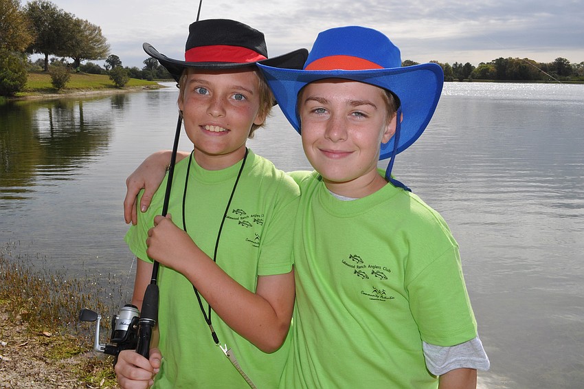 Cousins Erik and Cody Martineau enjoyed fishing together.