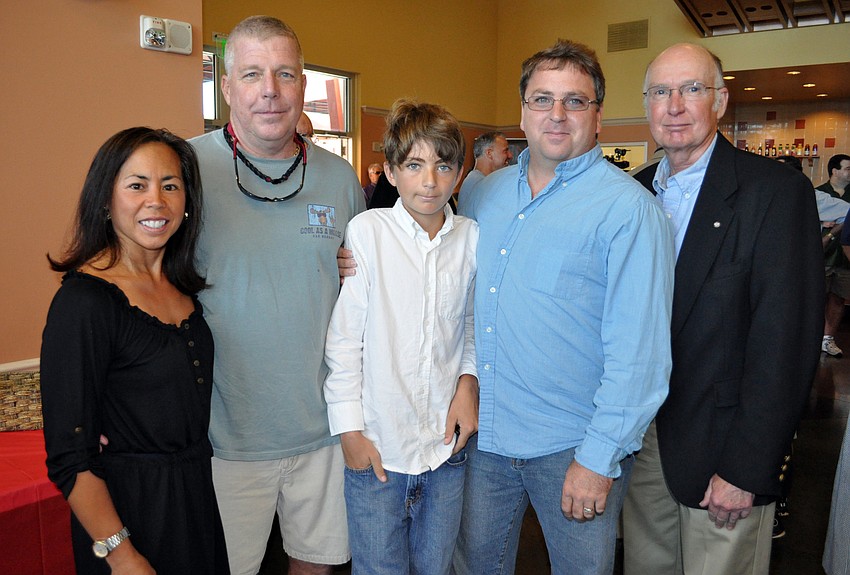 Sonia Velasco, Jeff Mehler, Trevor Stone, 13, Bob Stone and Skip Praefke