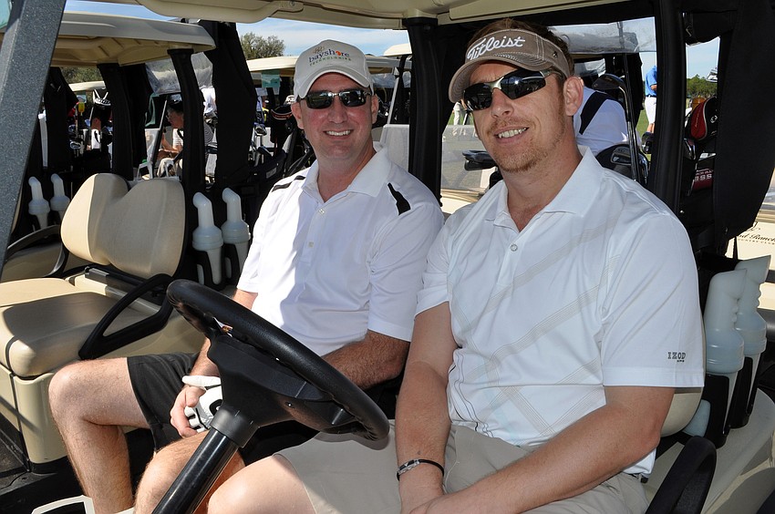 Van Frankin and Chris Brooks were looking forward to seeing which professional golfer they were matched up with and watching him play.