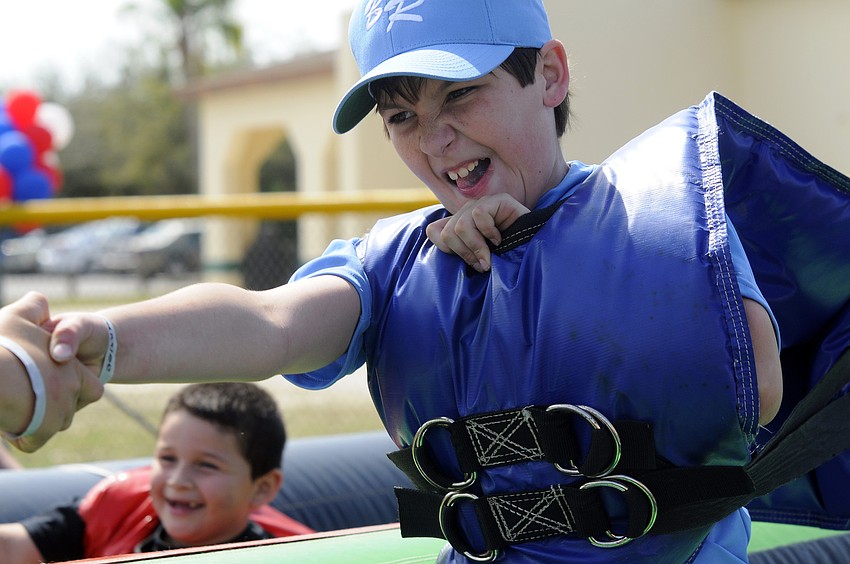 Eleven-year-old Jacob Coleman enjoyed all of the games and activities.
