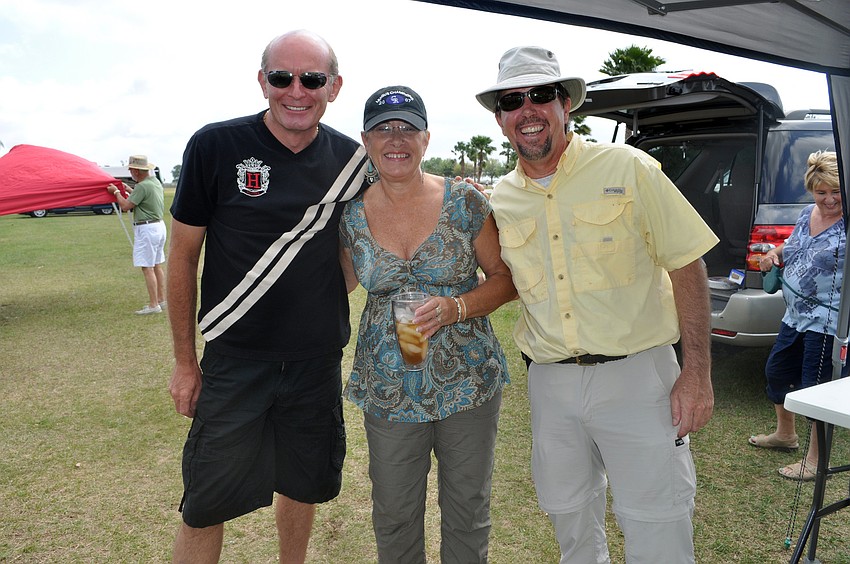Robert Sethward, Lesley Radtke and Ken Lackmann were looking forward to seeing the polo match.