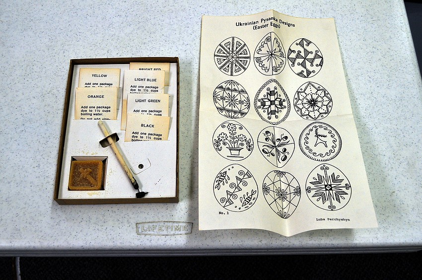 A Pysanka making kit.