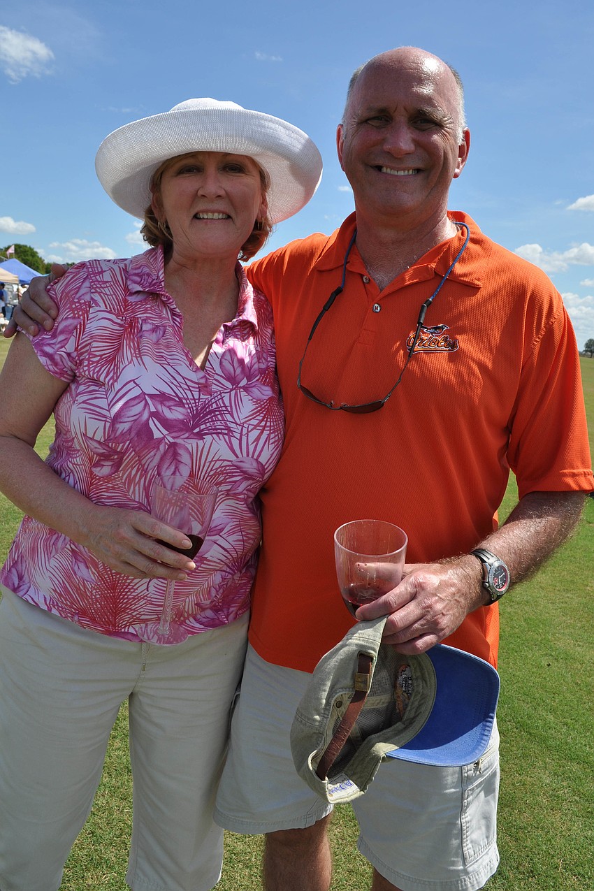 Eileen McGrath with friend Jeff Laird