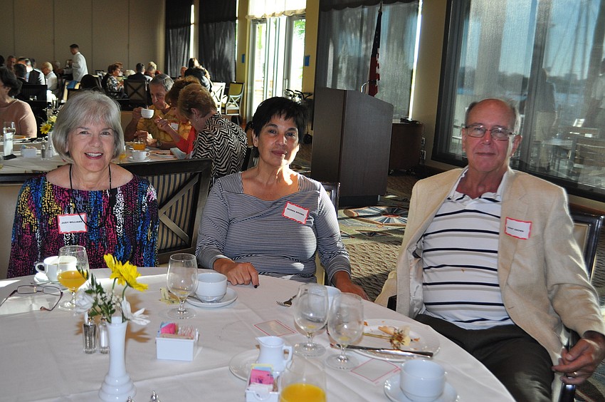 Judy Williams with Norma and Kent Brown