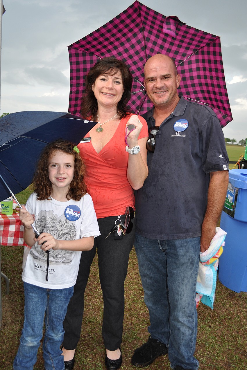 Audrey Cummins came out with her mom, Samantha, of Fawley Bryant, and her dad, Thad, of Ringling College of Art and Design.
