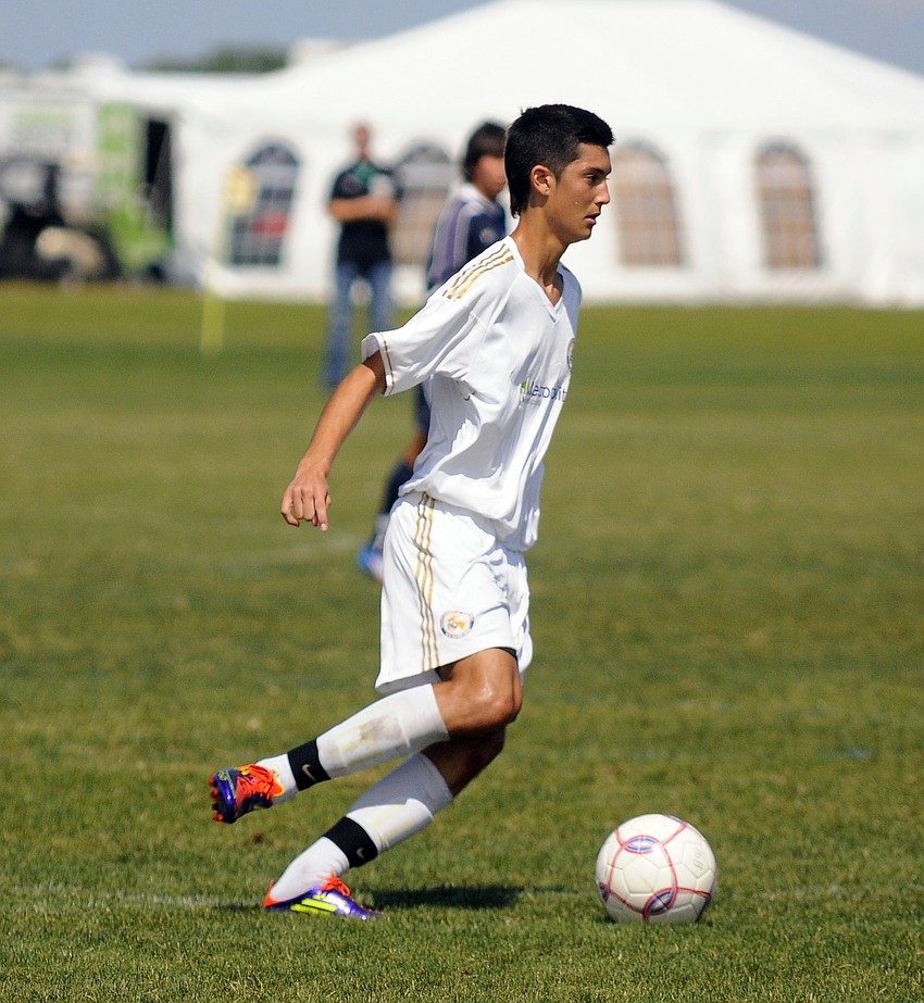 Sixteen-year-old Daniel Castano plays for Real Madrid Castilla.