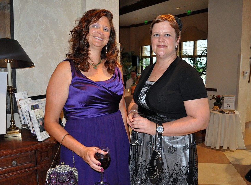 Humane Society at Lakewood Ranch board member Lori Ann Marinaccio and volunteer Lois Simpson enjoyed the gala.