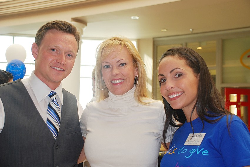 Sam Davidson, Susan Jones and Alene Fawler