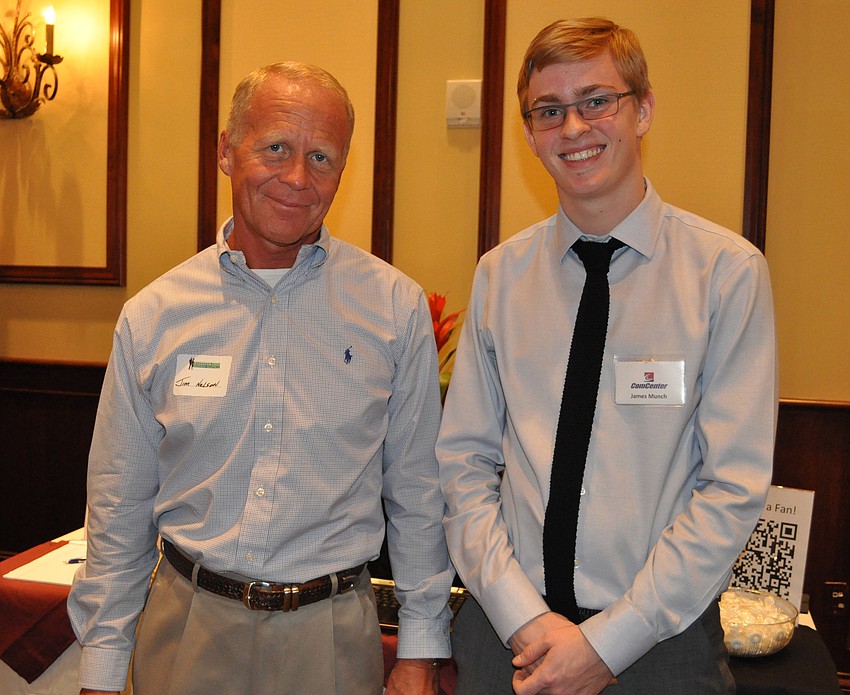 Jim Nelson of the Lakewood Ranch Running Club and James Munch of ComCenter