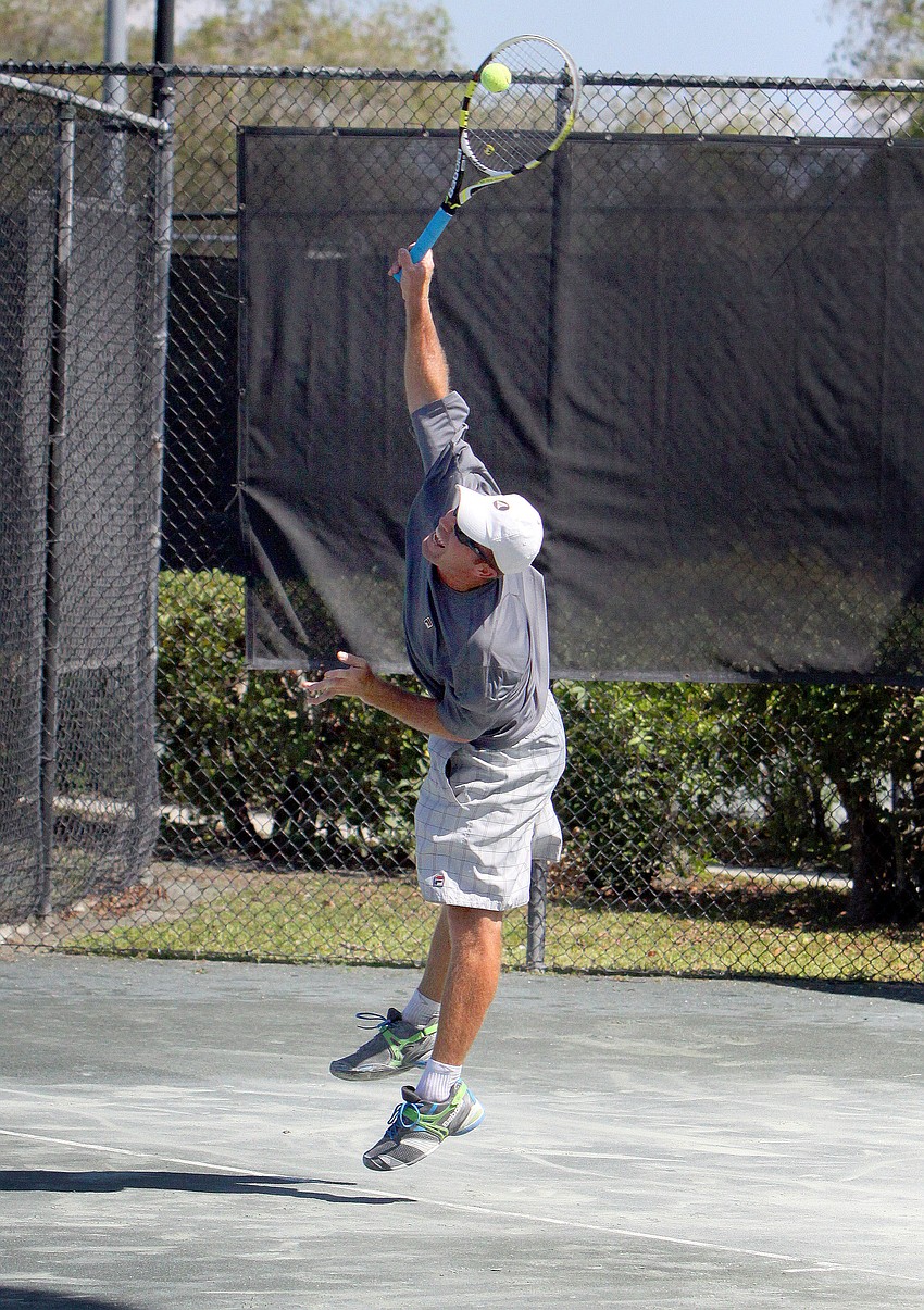 Nate Griffin played against Yoshihito Nishioka in the first round of the Sarasota Open Wild Card Tournament.