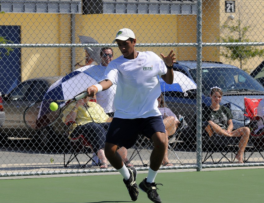 Lakewood Ranchâ€™s Arnav Mohanty teamed up with his twin brother Arsav to win the No. 1 boys doubles title.