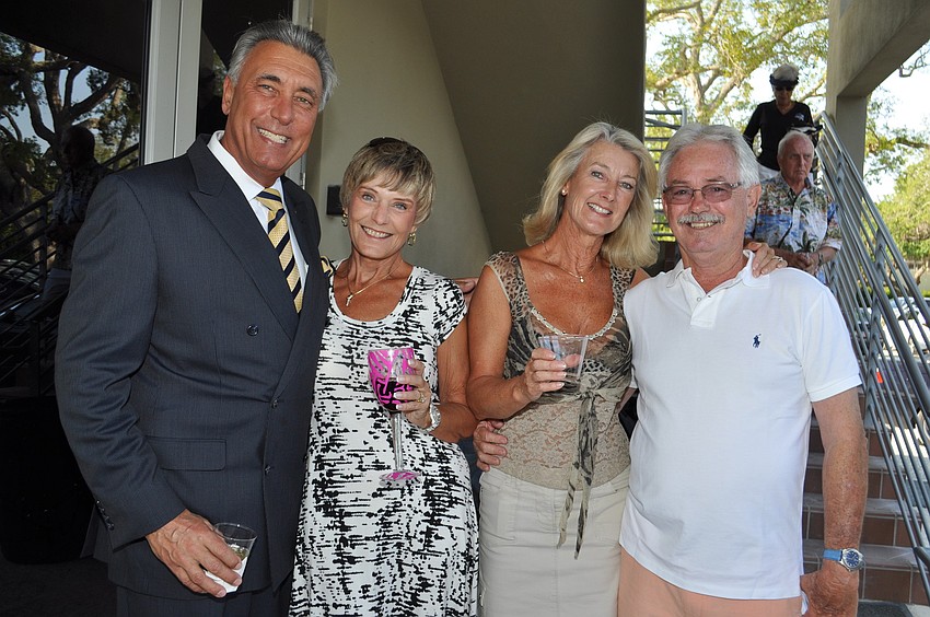 Andrew Vac, Sunny McGrath, Linda Gillott and Mayor Jim Brown