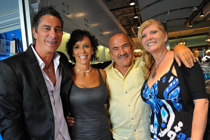 Gianni Latino and Rian Carver with Mongo and Sarah Marich