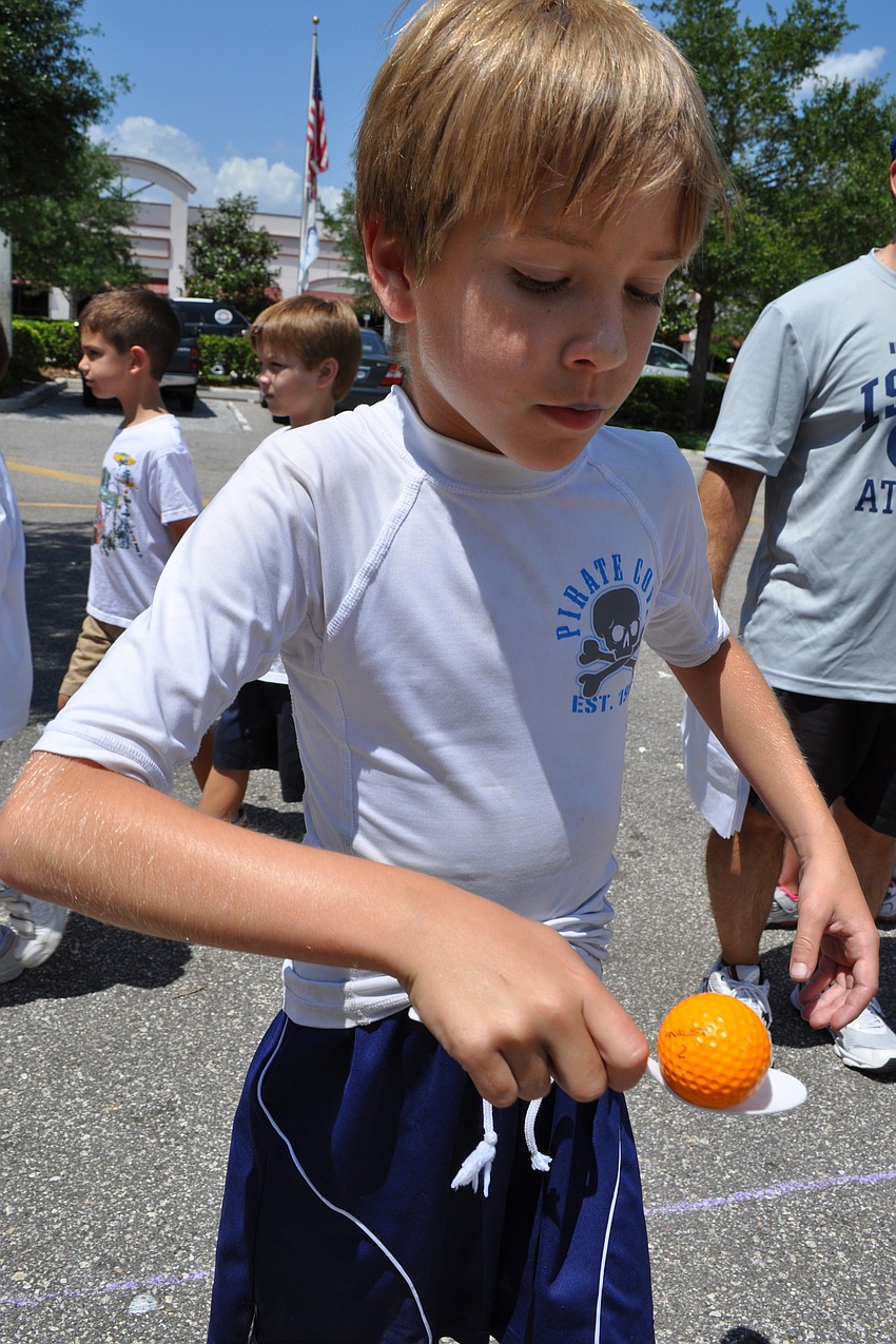 Devin Leclair kept his hand steady.