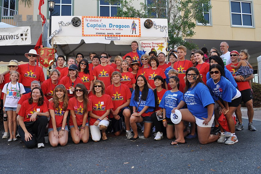 The Danny Dragoon Team came out in full force.