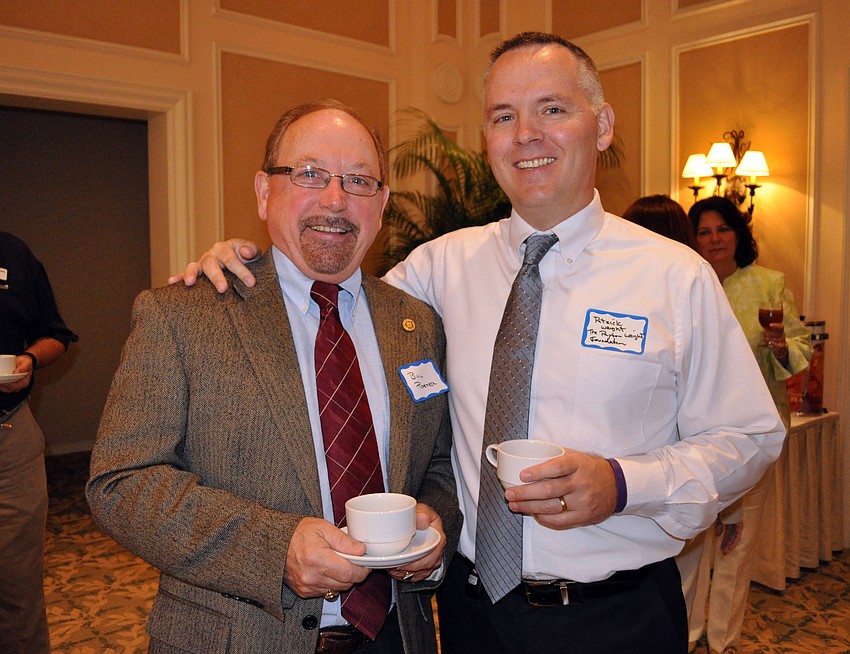 Bill Porter attended the event with his son-in-law Patrick Wright.
