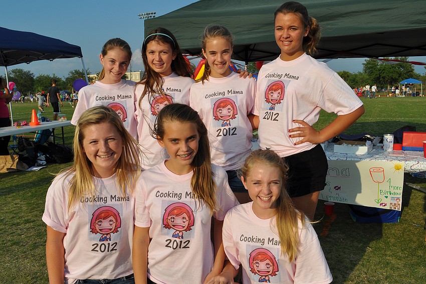 Members of Team Cooking Mama had a blast.