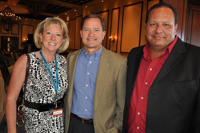 Alice and Mac Wilkinson with Ken Ward, all of Foundation Christian Academy