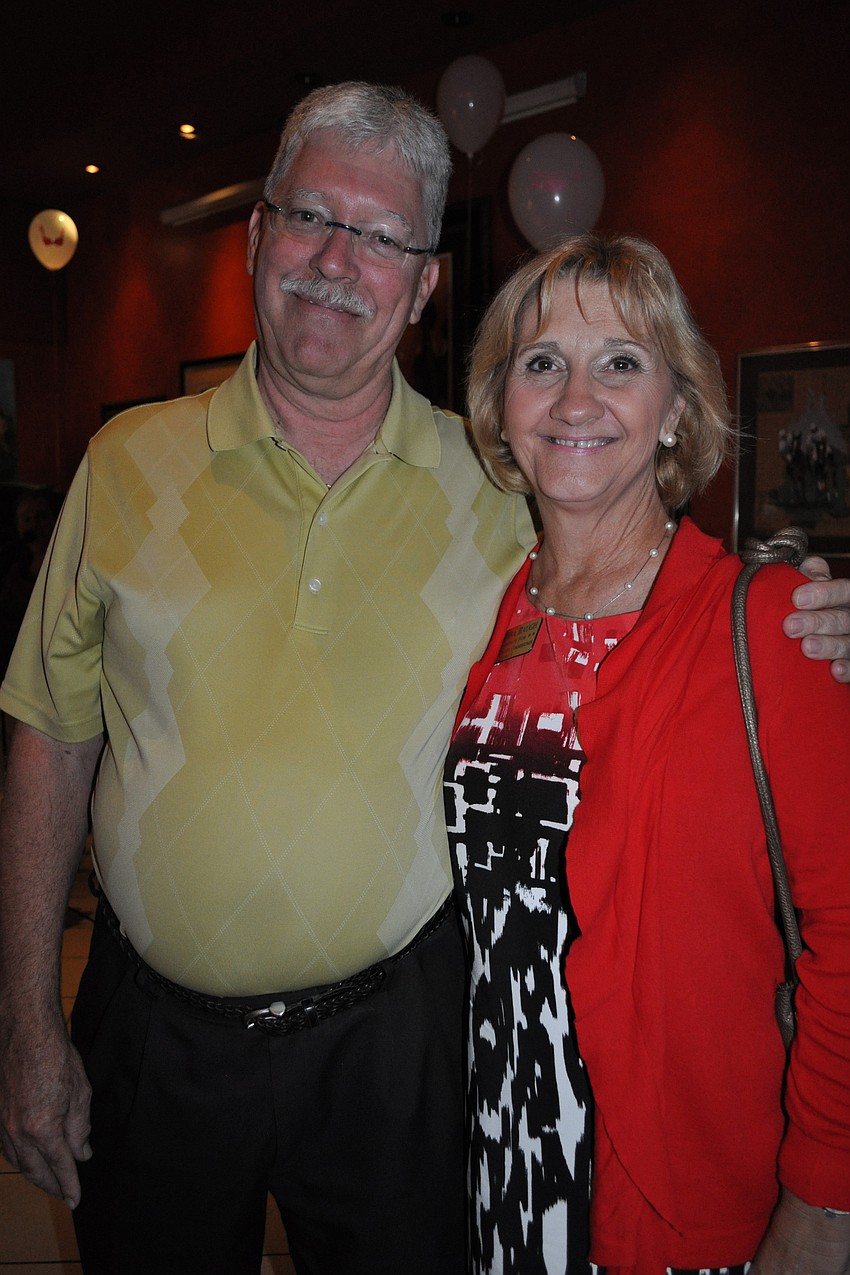 Don and Vanessa Baugh spent part of their 20th wedding anniversary at the event.