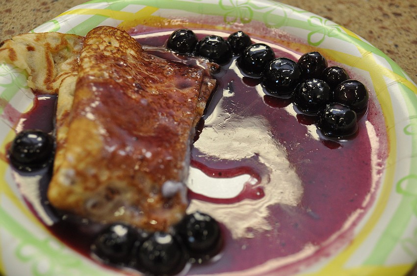 Quebec Blueberry Crepe